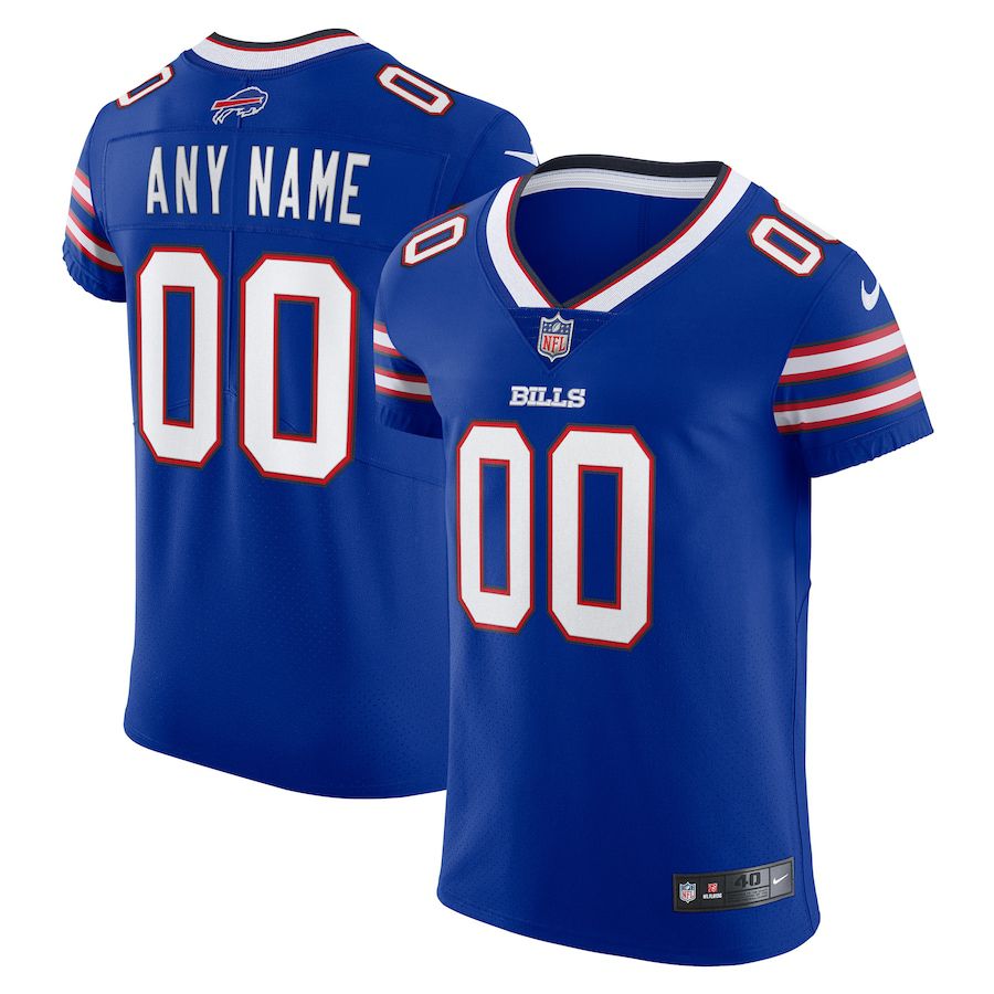 Men Buffalo Bills Nike Royal Vapor Elite Custom NFL Jersey